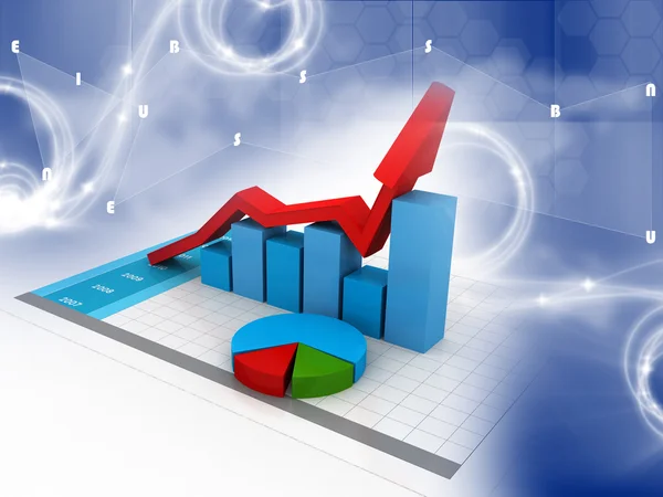 Business graph — Stock Photo, Image