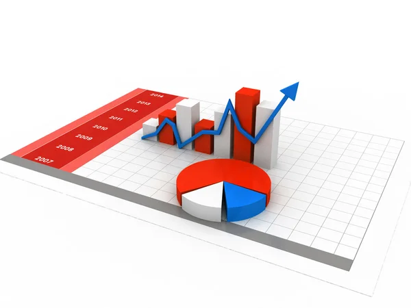 Business graph — Stock Photo, Image