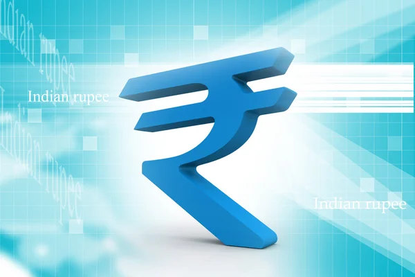 Indian rupee symbol — Stock Photo, Image