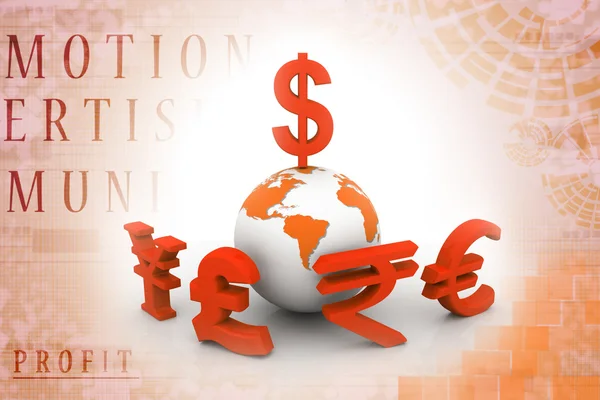 Global Currencies — Stock Photo, Image