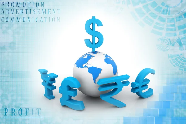 Global Currencies — Stock Photo, Image