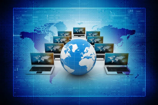 Global computer Network — Stock Photo, Image