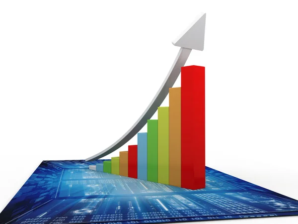 Gráfico de negocios —  Fotos de Stock