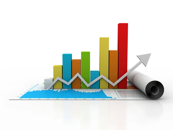 Business graph — Stock Photo, Image