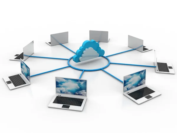 Cloud Computing — Stockfoto