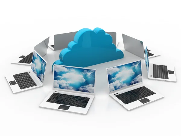 Cloud computing — Stock Photo, Image