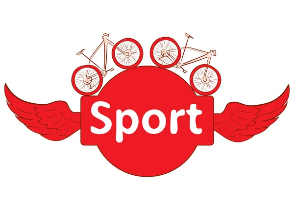 Desporto e bicicletas —  Vetores de Stock