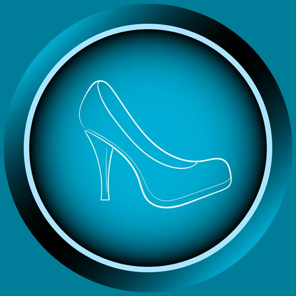 Иконные женские туфли — стоковый вектор
