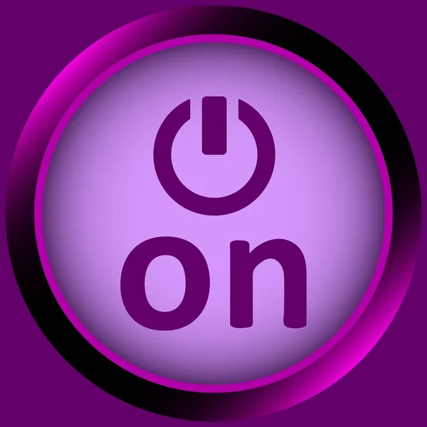 Ikonen violett digital delaktighet — Stock vektor