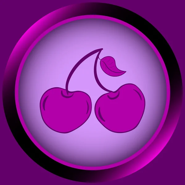 图标紫浆果 — 图库矢量图片