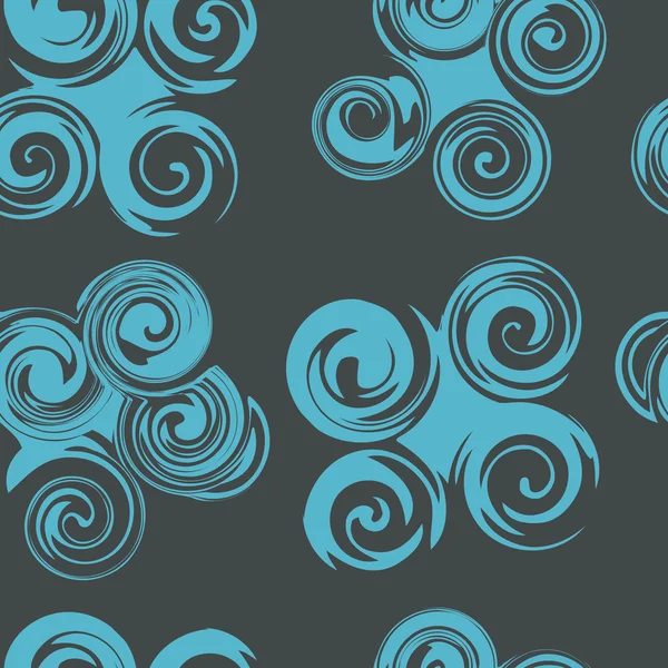 Texture sans couture avec éléments turquoise — Image vectorielle