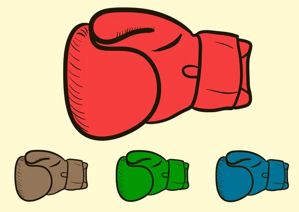 Boxing glove — Stock Vector