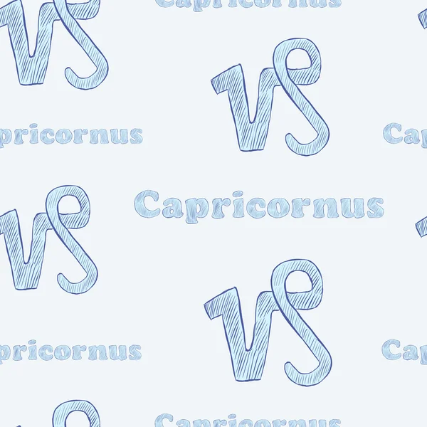 Capricornus sin costuras — Vector de stock