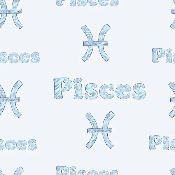 Pisces bezešvé — Stockový vektor