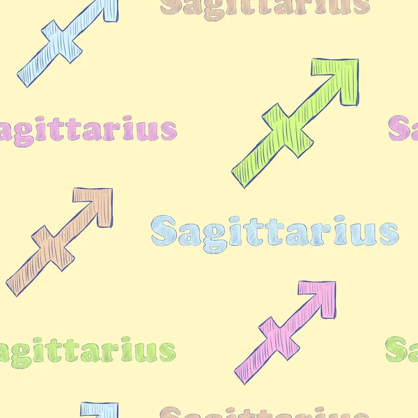 Bunte Sagittarius — Stockvektor