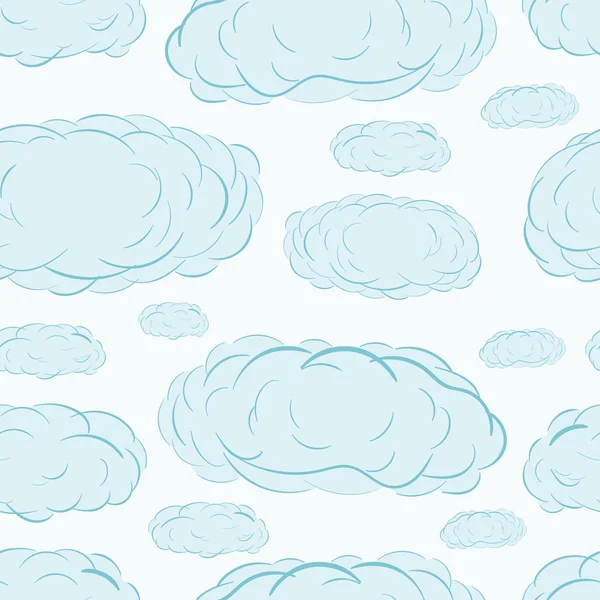 Seamless clouds — Stock Vector