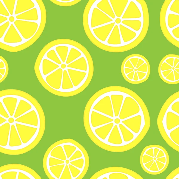 Citrons sans couture — Image vectorielle