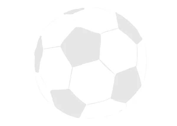 Transparante soccerball — Stockvector