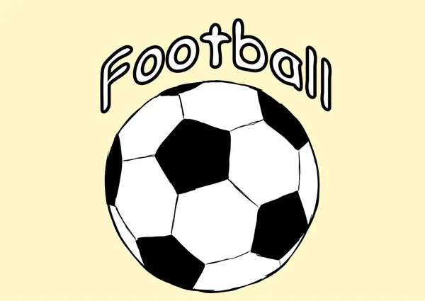 Fußball — Stockvektor