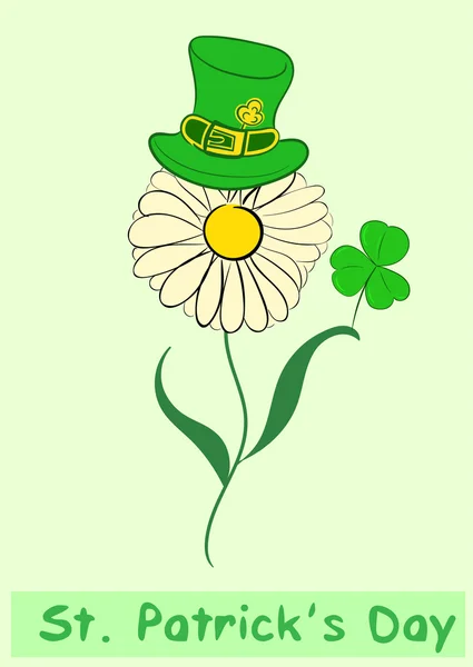 Camomille d'une St. Patricks Day — Image vectorielle