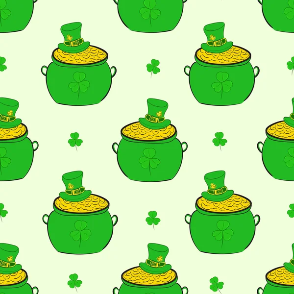 Pots sans soudure de Saint Patrick — Image vectorielle