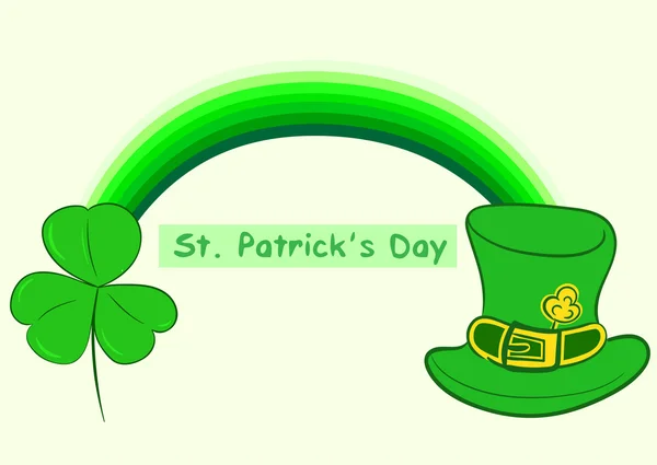 Arc-en-ciel d'une St. Patricks Day — Image vectorielle