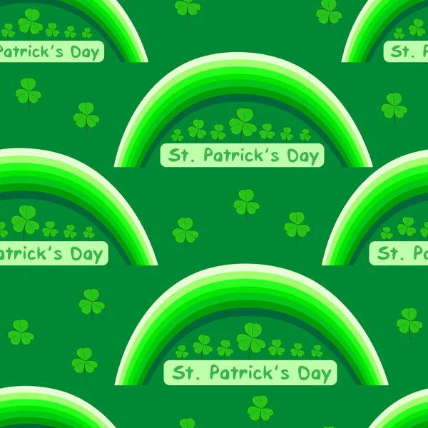 Άνευ ραφής ουράνιο τόξο του Saint Patrick — Διανυσματικό Αρχείο