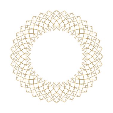 Soyut çiçek desenli tasarım için dekoratif yuvarlak çerçeve. Siyah-beyaz daire çerçeve. Baskı kartları, davetiyeler, kitaplar, tekstil, gravür, ahşap mobilya, sahtecilik için şablon. Vektör.