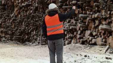 Kışın günlükleri yığınları yakın filme mühendisi