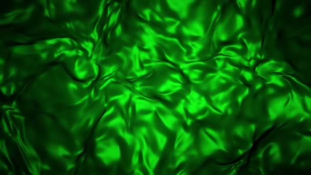 Superficie flotante en verde oscuro — Vídeos de Stock