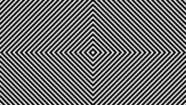 Abstract växande linjer i vitt på svart — Stockvideo