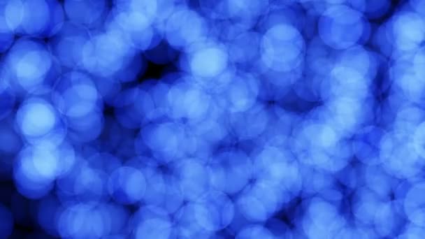 Cerchi lampeggianti di colore blu — Video Stock