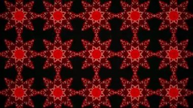 Kırmızı renkli mozaik