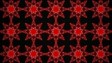 Kırmızı renkli mozaik