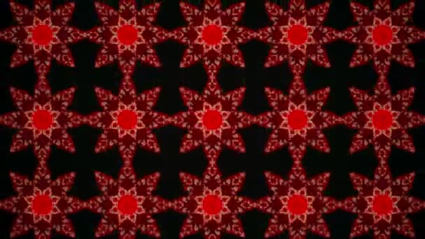 Mosaico en color rojo — Vídeo de stock