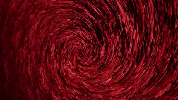 Fondo de flujo abstracto en rojo — Vídeo de stock