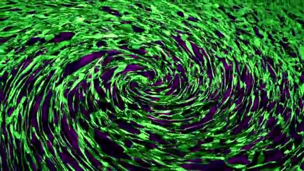 緑回転の抽象的な背景 — ストック動画