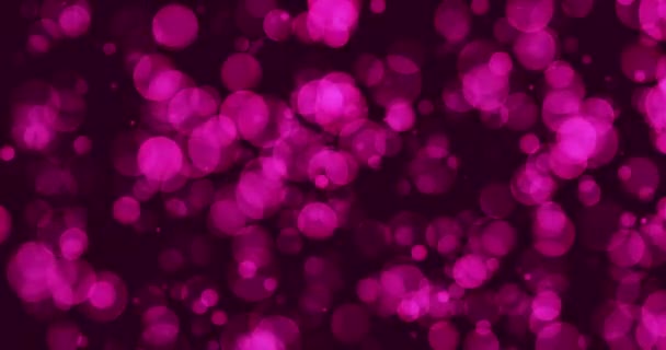 抽象紫色散景灯 — 图库视频影像