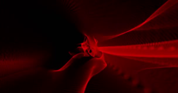 Abstracte achtergrond in red.4k. — Stockvideo