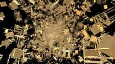 Siyah uçan ahşap sandalye