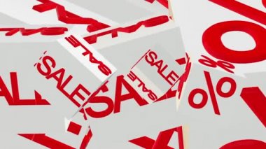 Küpleri yazıt satış ve kırmızı renkte yüzdeleri ile döner