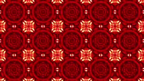 Mosaico en color rojo — Vídeos de Stock