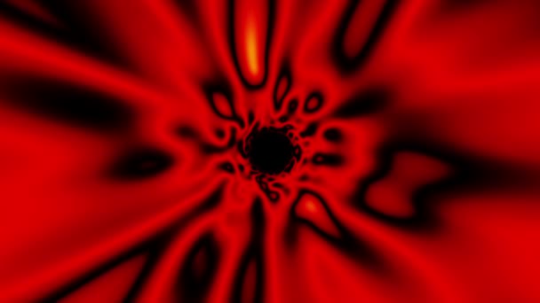 Tunnel rotatif abstrait avec côtés flous  