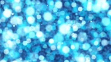 Soyut parlak kış ışıkları parlıyor