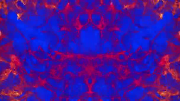 Abstract Dynamische Achtergrond Rood Blauw — Stockvideo
