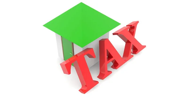 税制上の概念を持つ家 — ストック写真