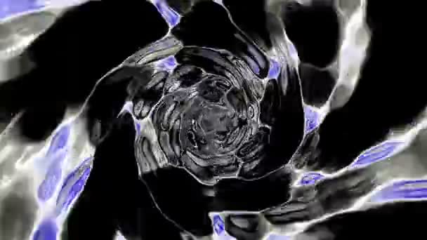 Tunnel en noir-blanc 