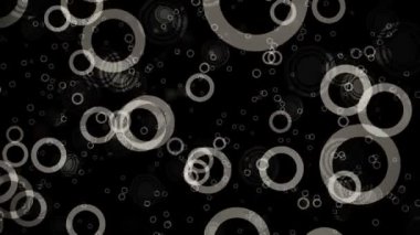 siyah zemin soyut halkalar