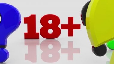 Renkli karışık farklı semboller