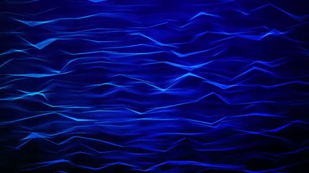 青い抽象 wawes — ストック動画